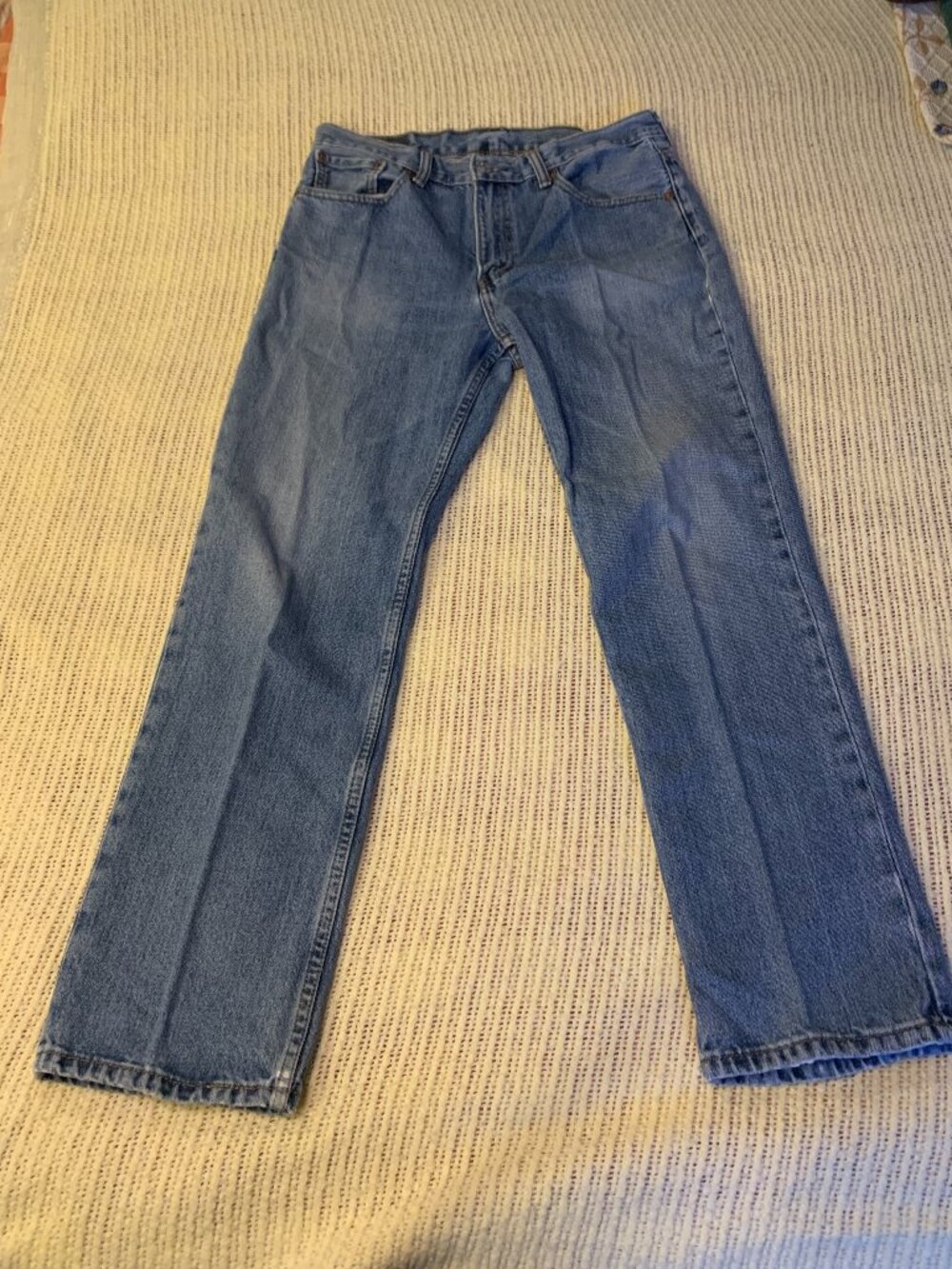 Levi’s 516 Mens Vintage Straight Leg Jeans - 34x30 Medium Wash Classic Fit